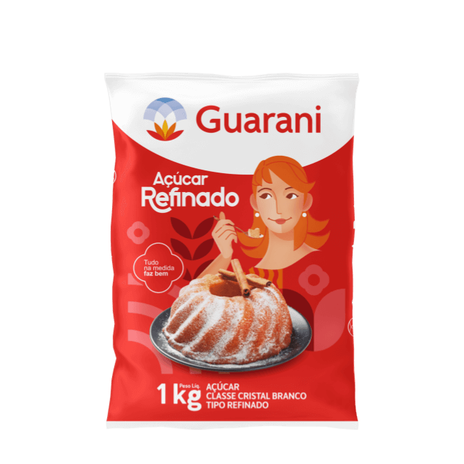 Açúcar Refinado 1kg - Guarani