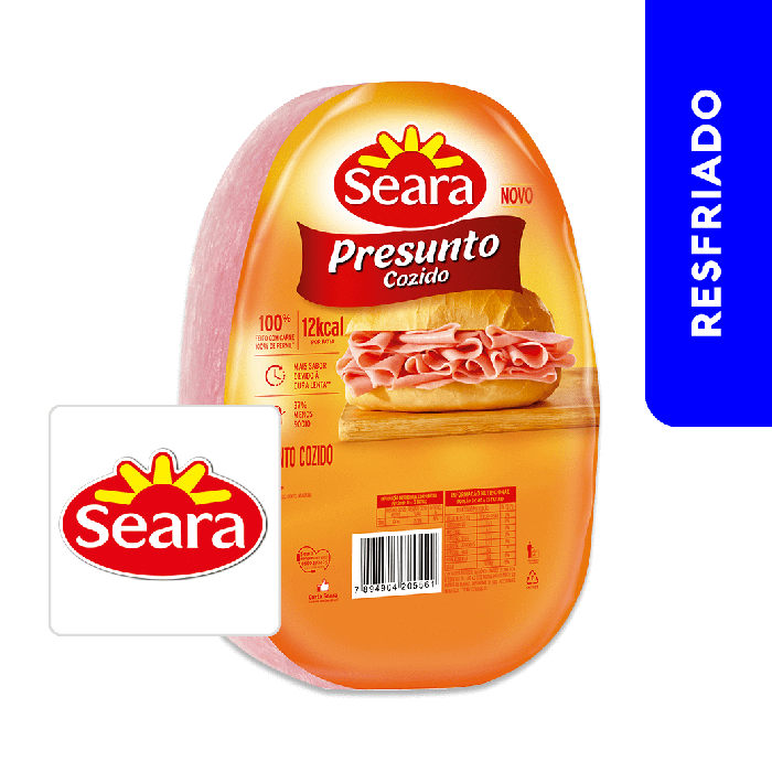 Presunto Cozido Magro Oval 3.4Kg - SEARA