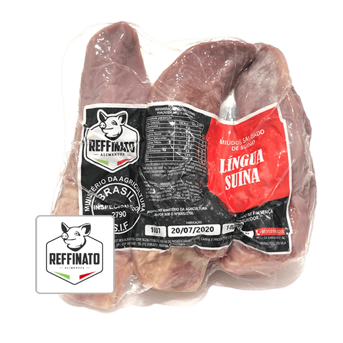 Lingua Suína Salgada 1Kg - Reffinato