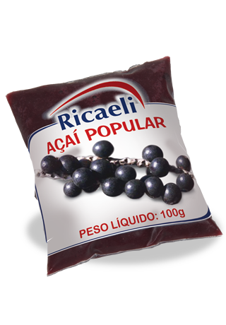 Polpa Acai 1Kg Ricaeli