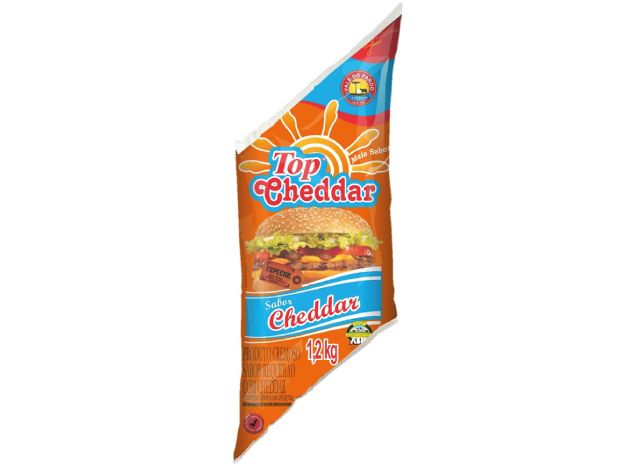 Cheddar com Amido Top Cheddar Bisnaga 1,2kg