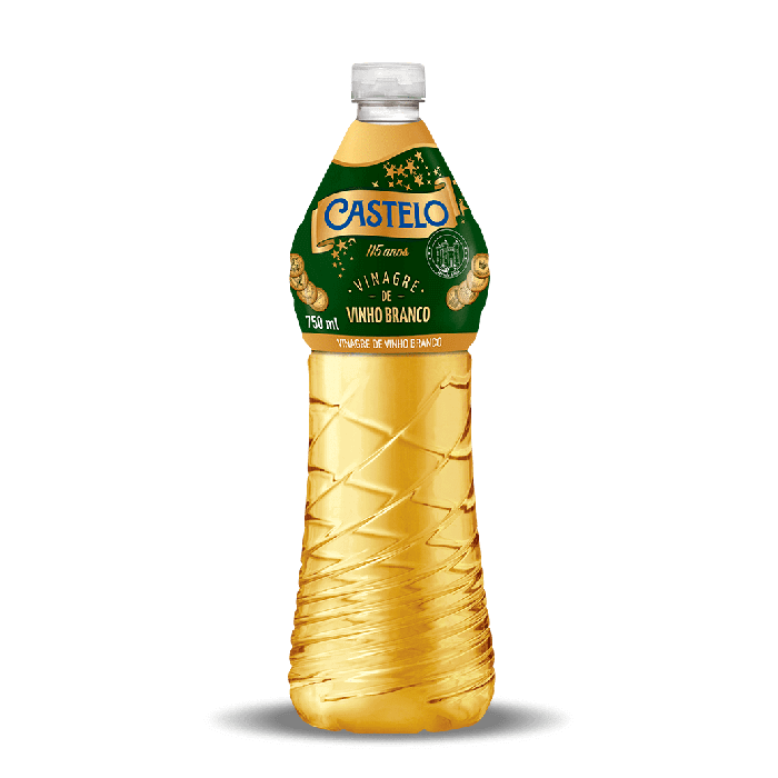 Vinagre De Vinho Branco Castelo 750ml