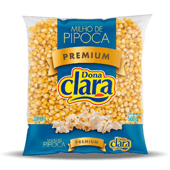 Milho para Pipoca Premium Dona Clara 500g