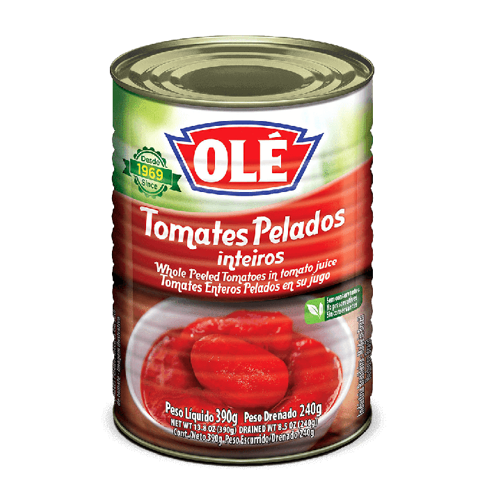 Tomates Pelados Inteiros Olé 240g