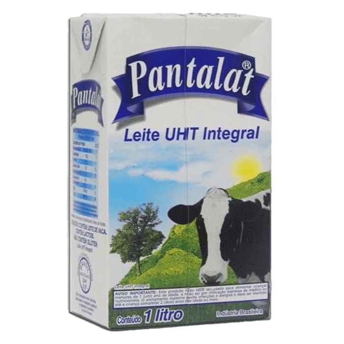 Leite UHT Integral Longa Vida 1L - Pantalat