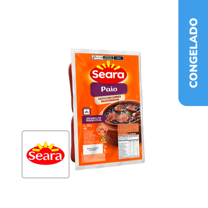 Linguiça tipo Paio 370g - Seara