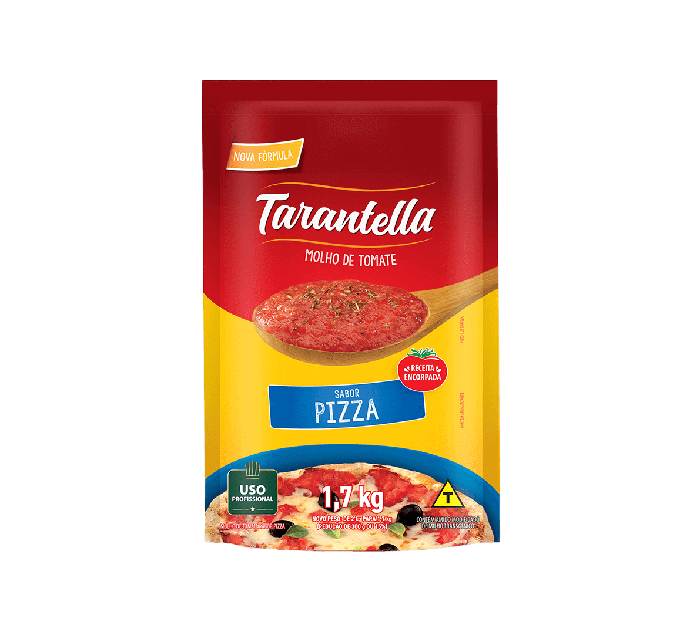 Molho de Tomate Pizza Sachê 1.7kg - Tarantella