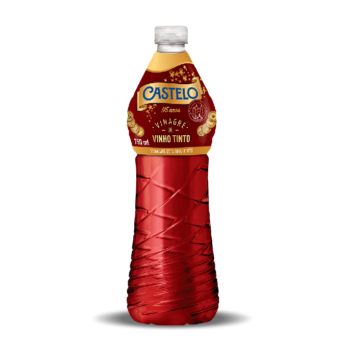 Vinagre De Vinho Tinto Castelo 750ml