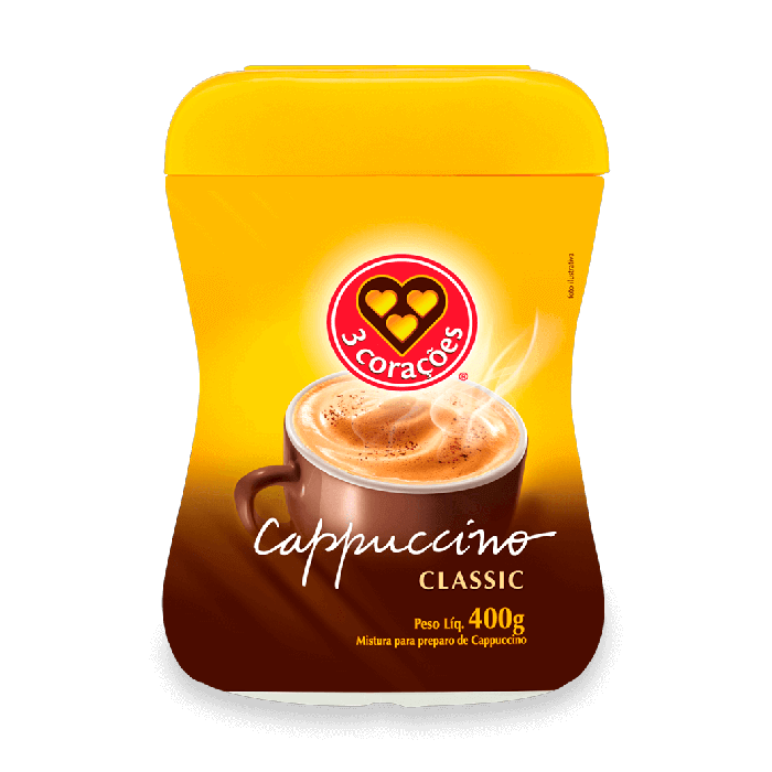 Café Cappuccino Classic 3 Corações 400g