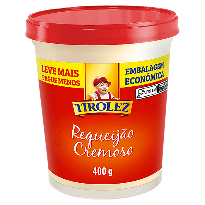 Requeijão Tradicional 400g - Tirolez