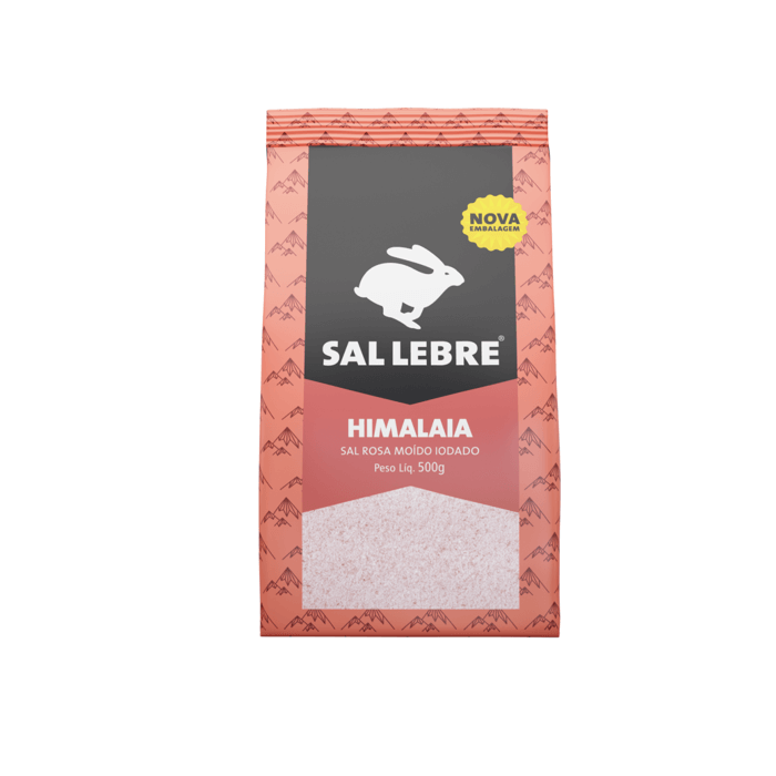 Sal do Himalaia Moído 500g - Lebre
