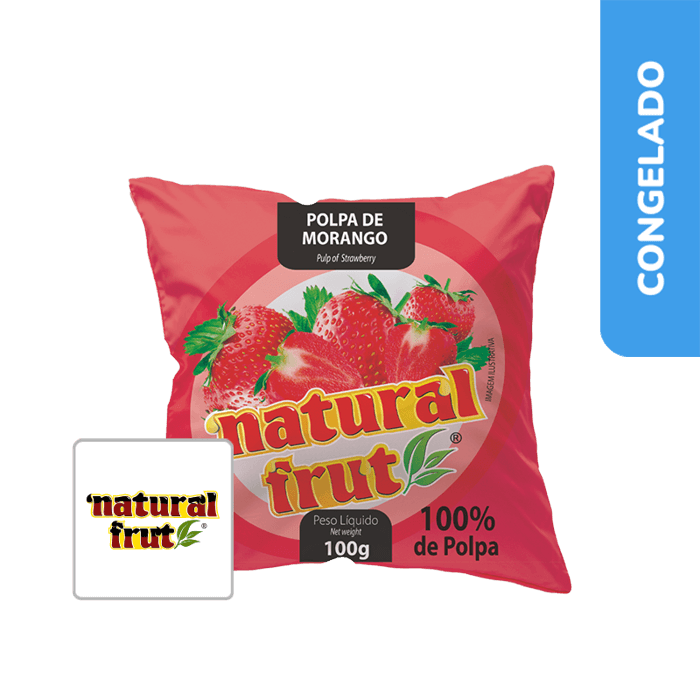 Polpa de Morango 1Kg - Natural Frut