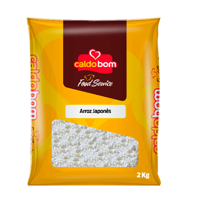 Arroz Japonês 2Kg - Caldo Bom