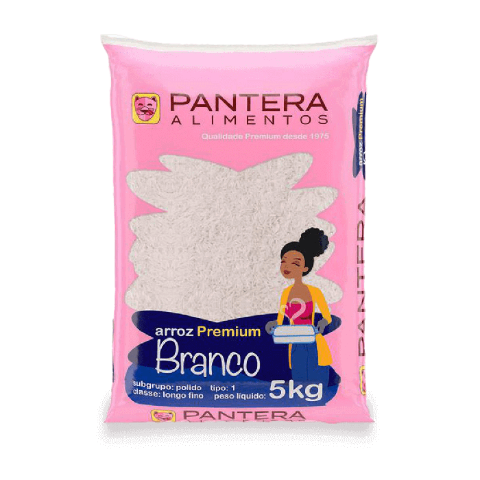 Arroz Branco 5kg - Pantera