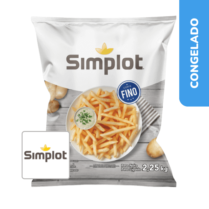 Batata Pré-Frita 7mm 2.25Kg - Simplot
