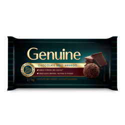 Chocolate Genuine Meio Amargo 2,1Kg