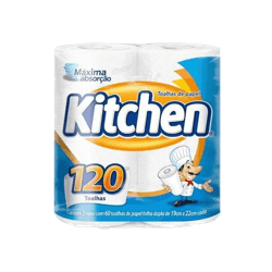 Papel Toalha Kitchen 120 folhas