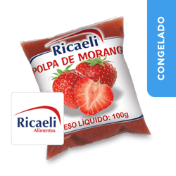 Polpa de Morango - Ricaeli