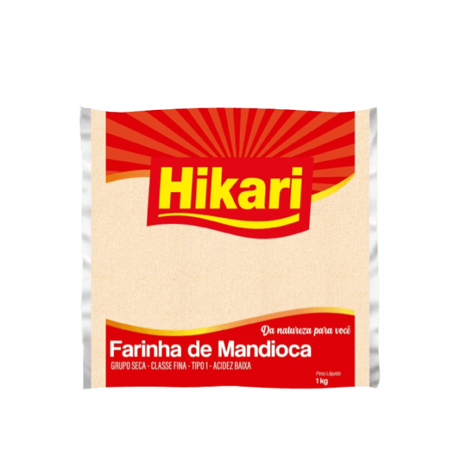 Farinha de Mandioca 1Kg - Hikari