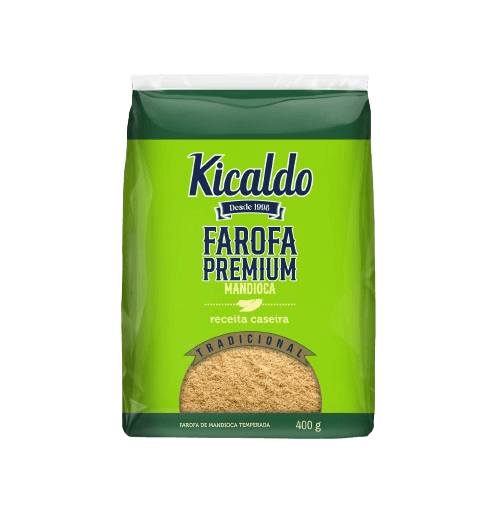 Farofa Temperada Premium 400g - Kicaldo