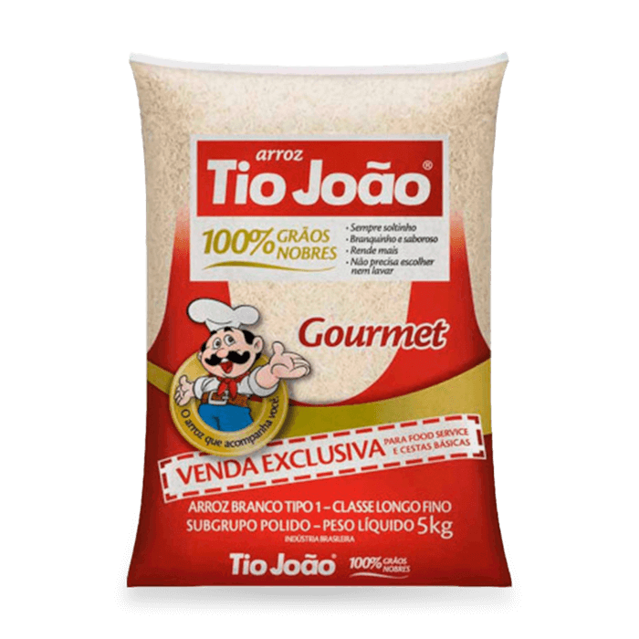 Arroz Branco Gourmet Tio João 5kg