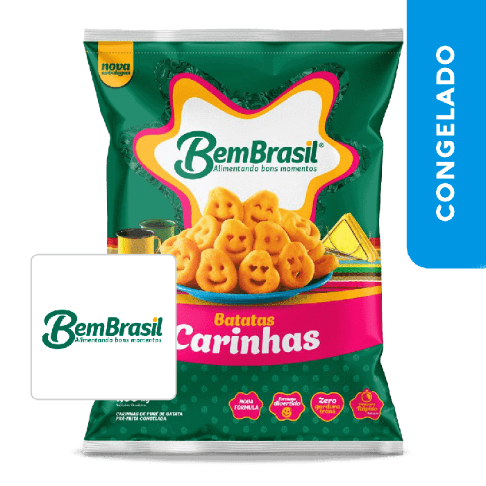 Batata Pré-Frita Corte Carinhas 1.05kg - Bem Brasil