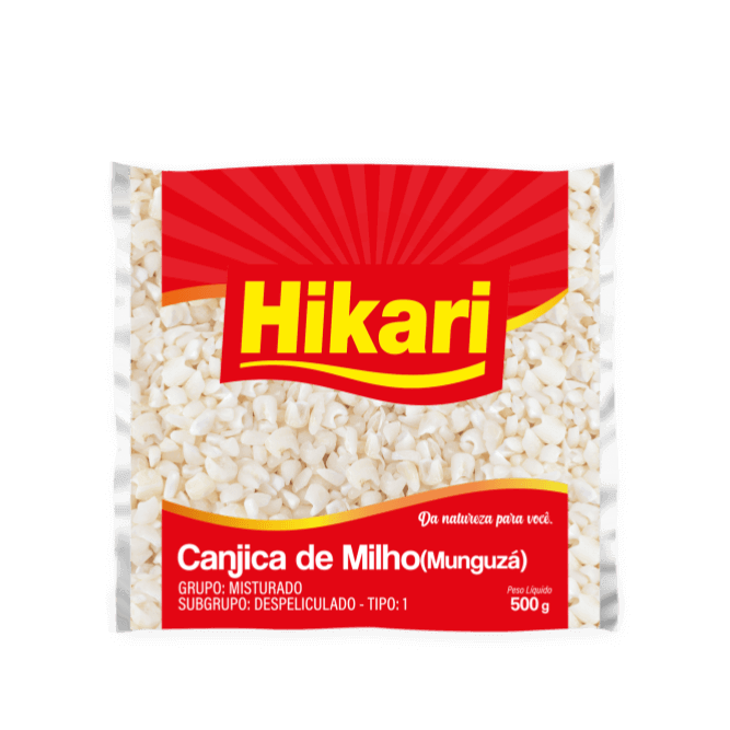 Canjica Branca 500g - Hikari