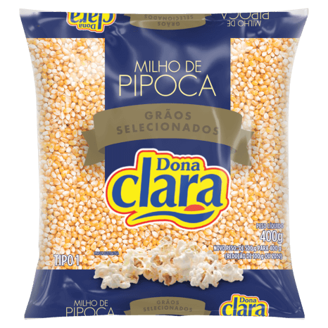 Milho para Pipoca Premium 400g - Dona Clara