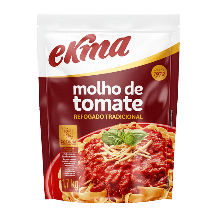 Molho de Tomate Refogado 1.7kg - Ekma