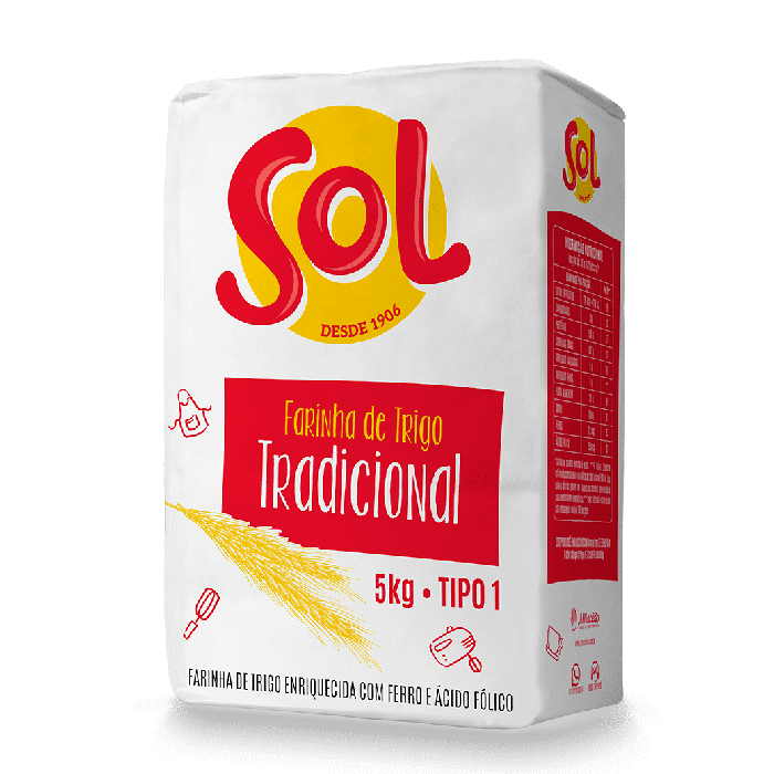 Farinha de Trigo Sol 5kg