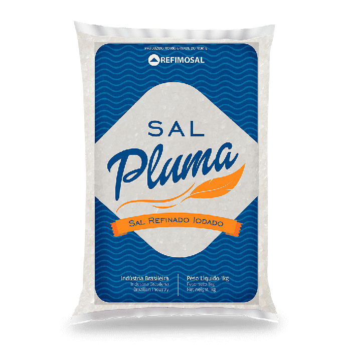 Sal Marinho Pluma Refinado 1Kg