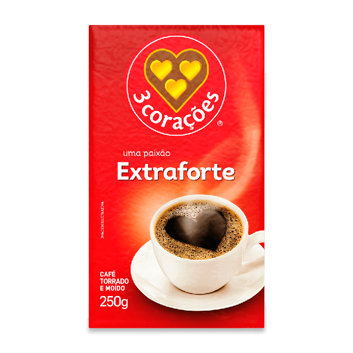 Café 3 Corações Extraforte Vácuo 250g