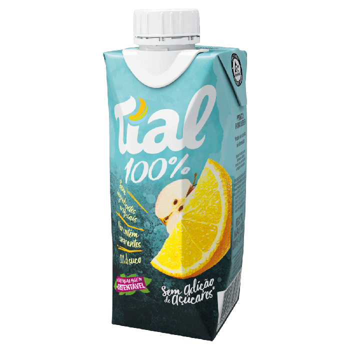 Suco Tial 100% Laranja e Maçã 330ml