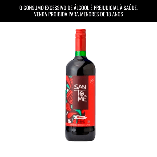 Vinho Tinto Suave Santomé 1L