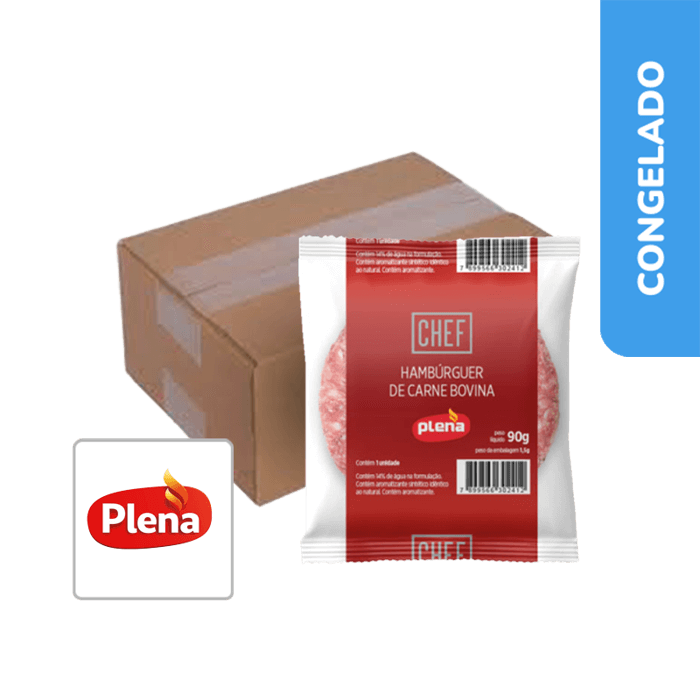 Hambúrguer Bovino Grande CX - Plena