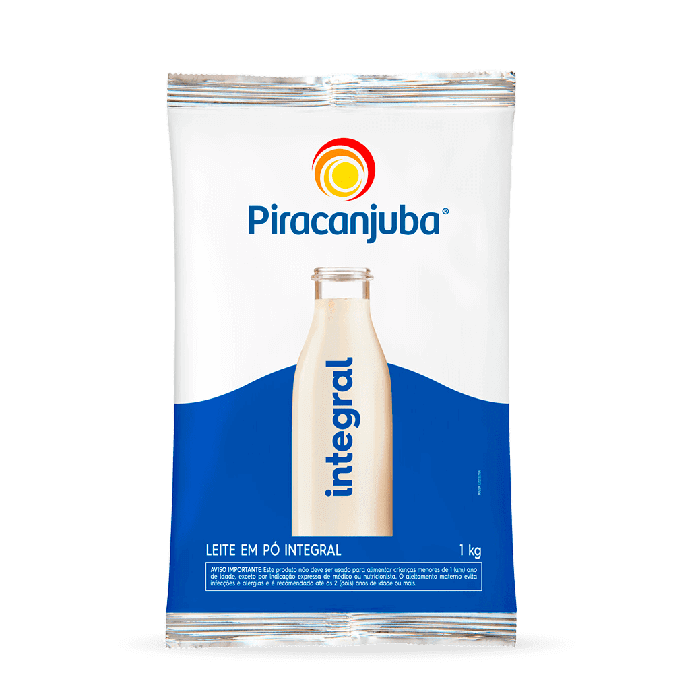 Leite em Pó Integral 400g - Piracanjuba