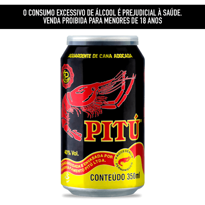 Cachaça Pitú 350ml