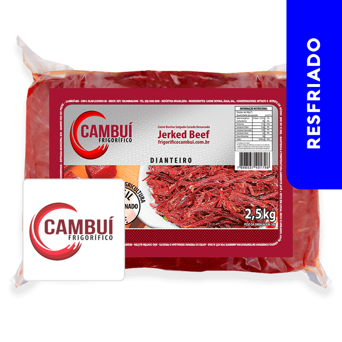 Carne Seca Bovina de Dianteiro MD - Cambuí