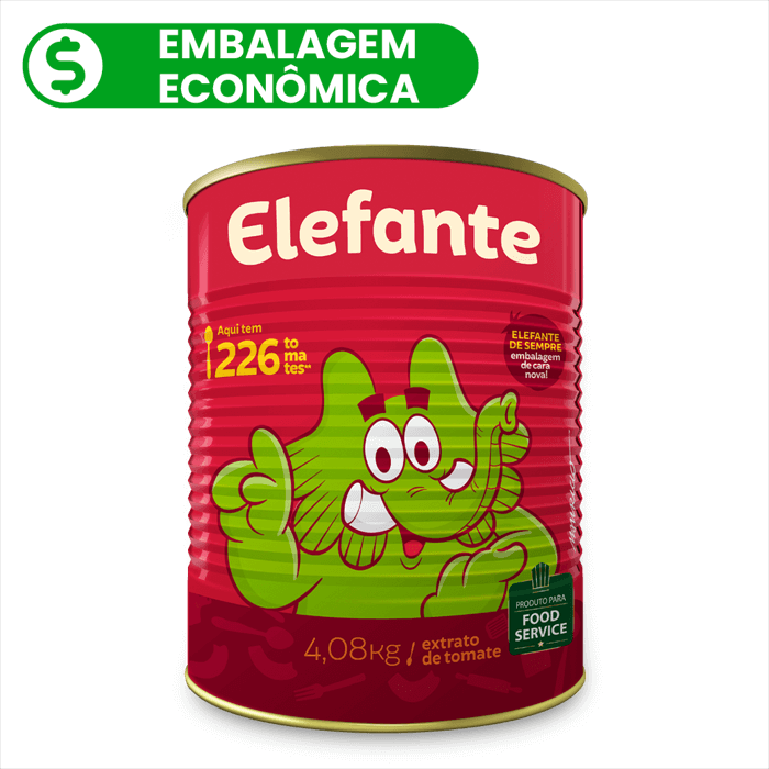 Extrato Tomate Elefante 4,08kg