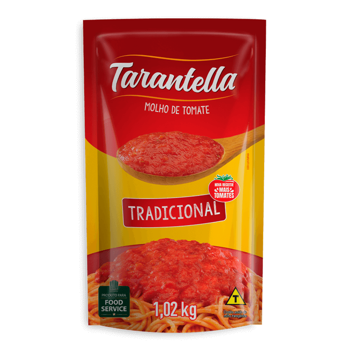 Molho de Tomate Tradicional Tarantella 1,02Kg