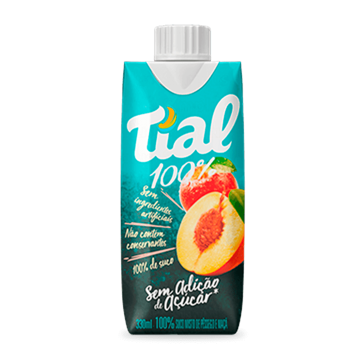 Suco Tial 100% Pêssego 330ml