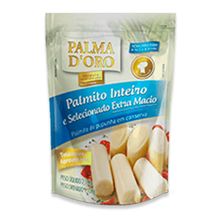 Palmito Palma D'Oro Inteiro Flex 1,10kg