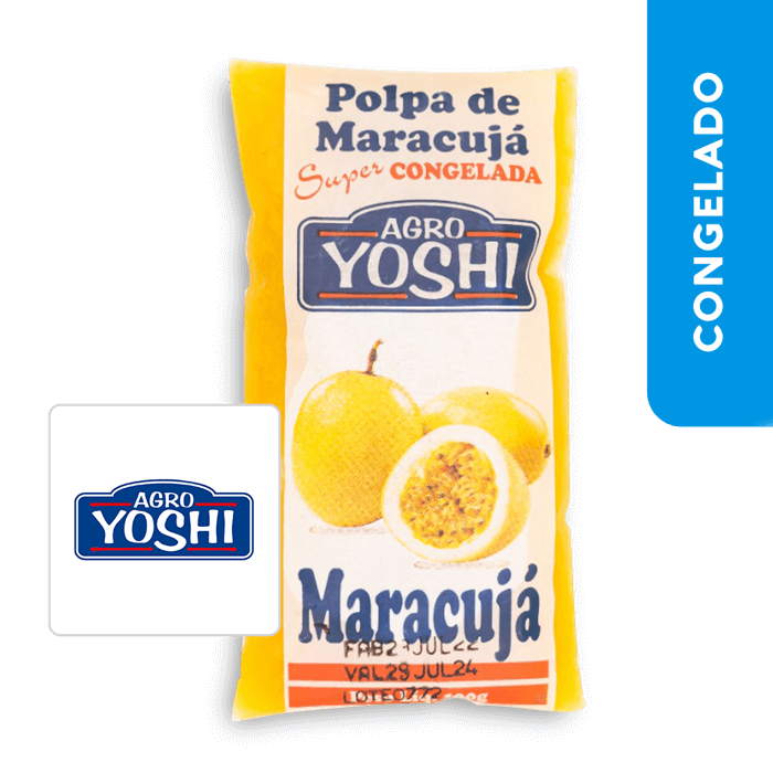 Polpa de Maracujá 1kg - Agro Yoshi