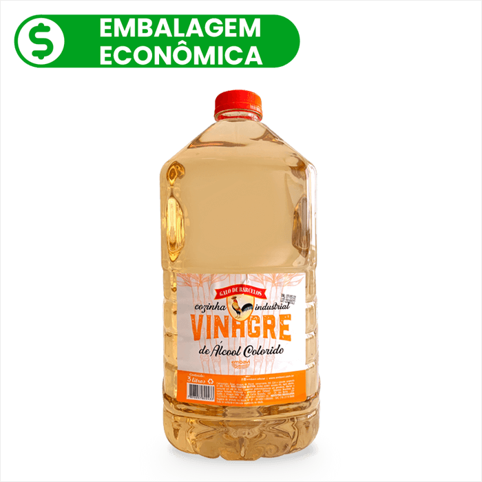 Vinagre de Álcool Colorido Galo de Barcelos 3L