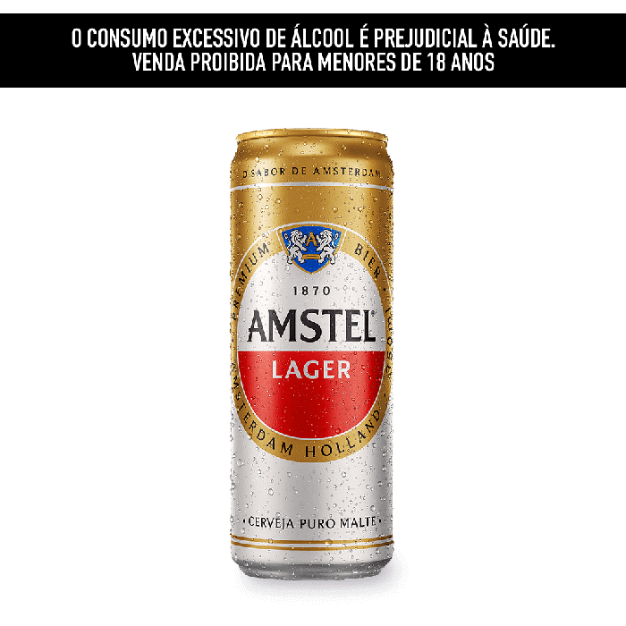 Cerveja Amstel Sleek 350ml