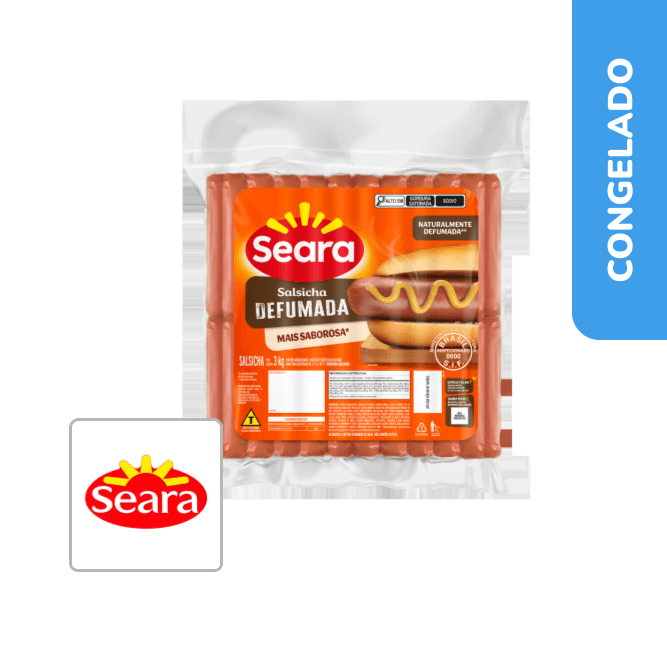 Salsicha Defumada 3Kg - Seara