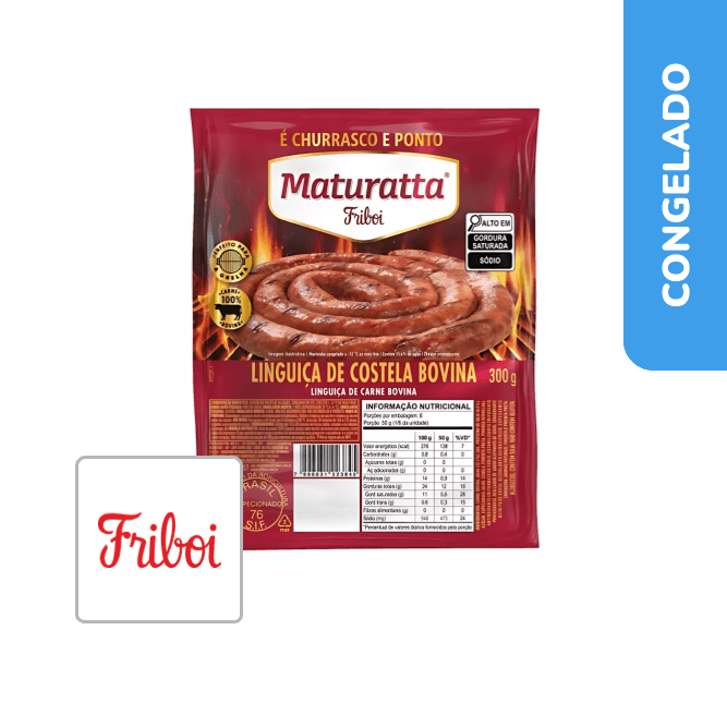Linguiça Bovina 300g - Maturatta