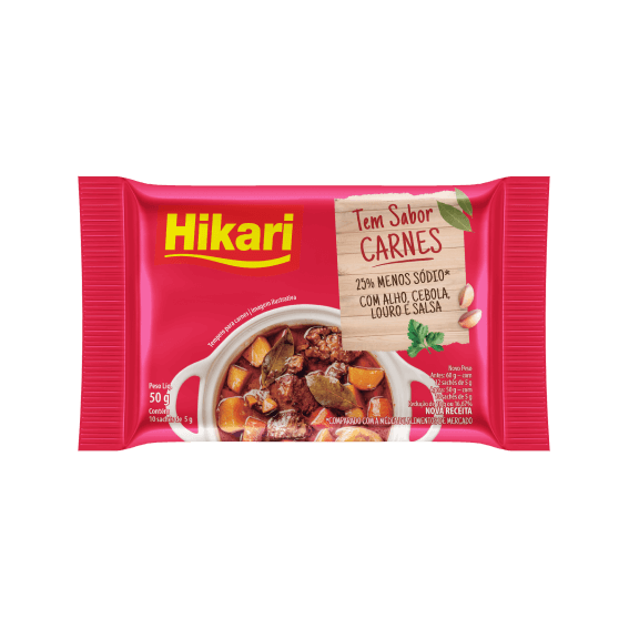 Tempero Sabor Carnes 50g - Hikari