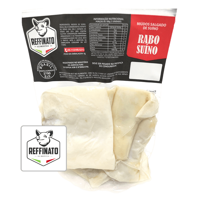 Rabo Suíno Salgado 2Kg - Reffinato