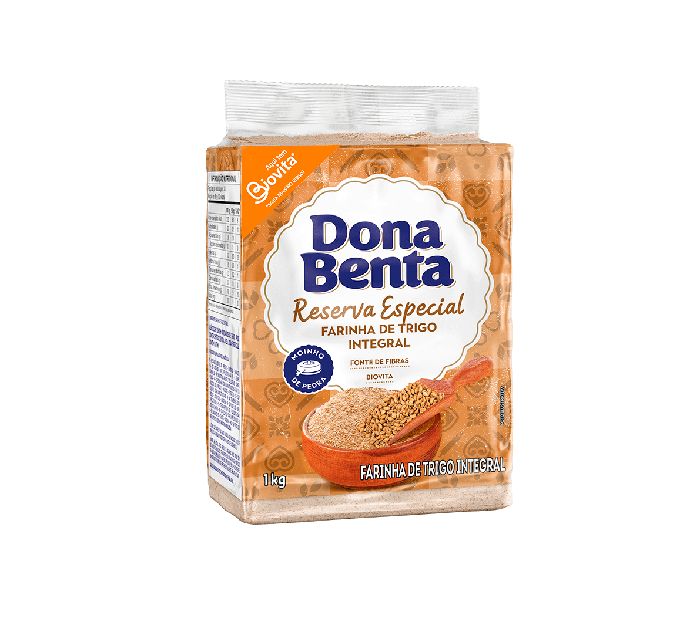 Farinha de Trigo Integral Biovita 1kg - Dona Benta